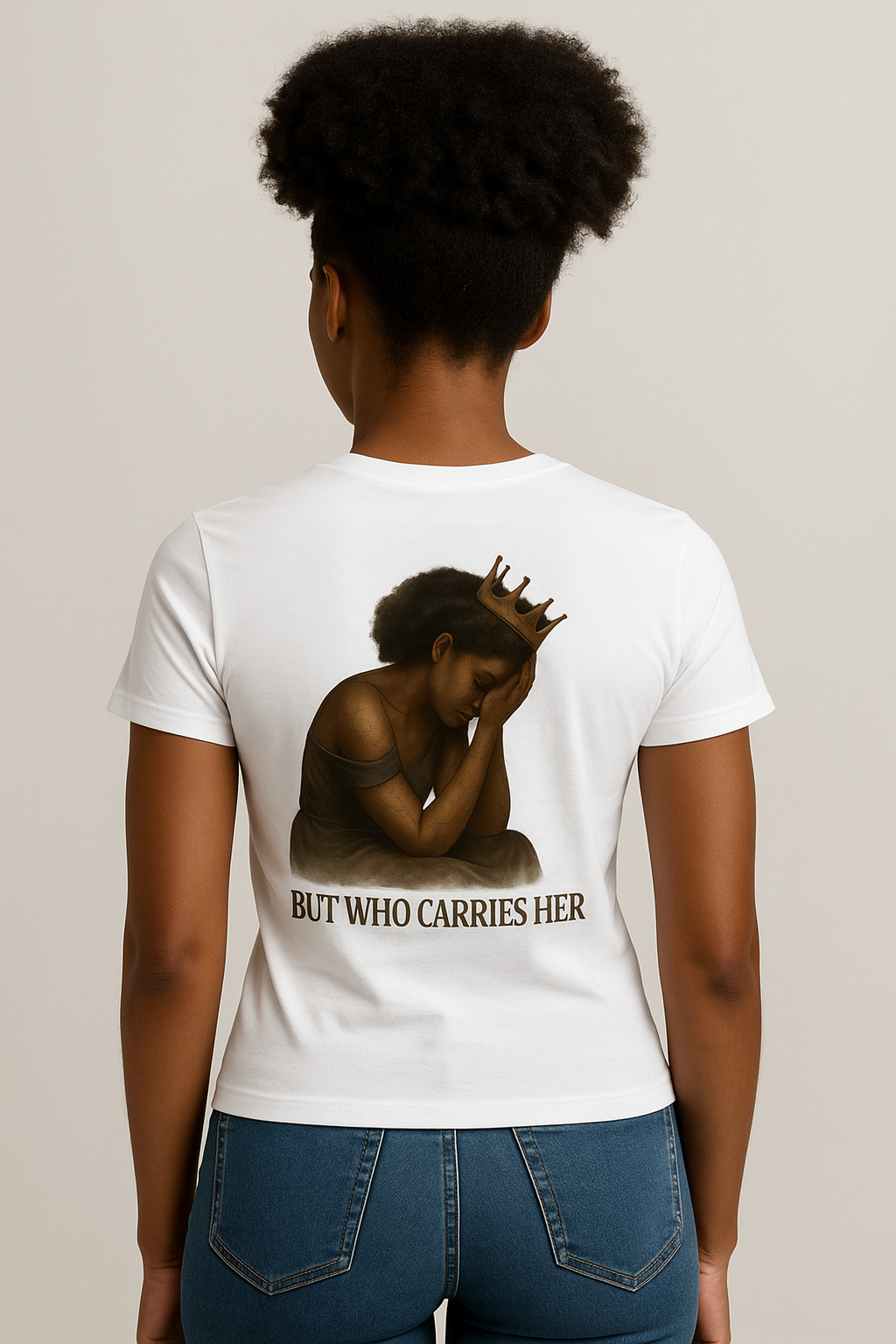 She carries the world