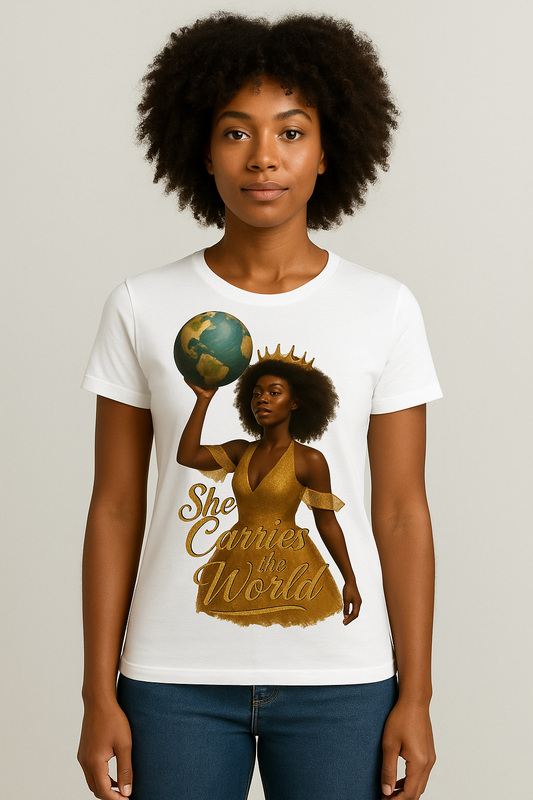 She carries the world
